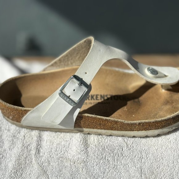 Birkenstock Gizeh White Size 37 - Picture 5 of 7